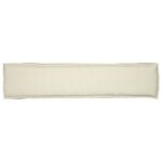 vidaXL Coussin de palette pour banc Crème 180x40x8 cm Tissu Oxford