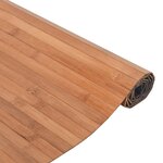 vidaXL Tapis rectangulaire naturel 100x300 cm bambou