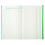 Piqûre 32x19,5cm echeancier 80 pages EXACOMPTA