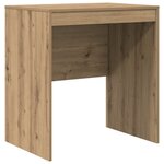 vidaXL Bureau avec rangement Chêne artisan Bois d'ingénierie