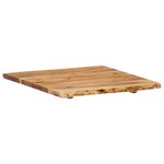 vidaXL Dessus de table Bois d'acacia massif 58x(50-60)x2 5 cm