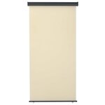 vidaXL Auvent latéral de balcon 122x250 cm Crème