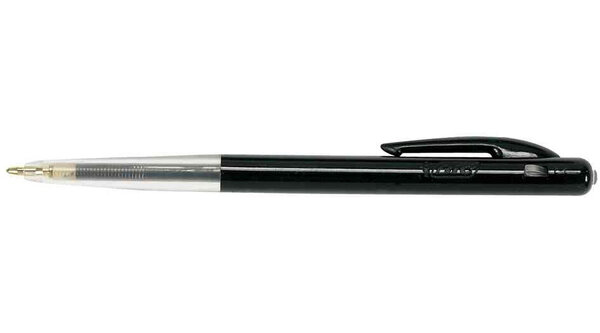 Stylo bille Rétractable M10 CLIC medium pointe moyenne 1 mm noire BIC