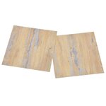 vidaXL Dalles de plancher autoadhésives 20 Pièces PVC 1 86 m² marron