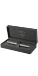 PARKER Sonnet Stylo roller  acier inoxydable  Recharge noire pointe fine  Coffret cadeau