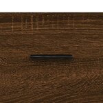 vidaXL Buffet haut Chêne marron 69 5x34x180 cm Bois d'ingénierie