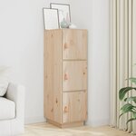 vidaXL Buffet haut 34x40x108 5 cm Bois massif de pin