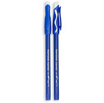 Paper mate replay - 1 stylo bille gommable - bleu - pointe moyenne 1.0mm - sous blister