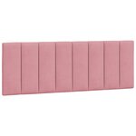 vidaXL Cadre de lit sans matelas rose 140x200 cm velours