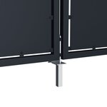 vidaXL Portail de jardin Acier 300 x 100 cm Anthracite
