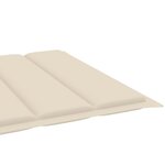 vidaXL Chaise longue pour 2 personnes avec coussins Bambou