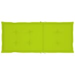 vidaXL Chaises inclinables de jardin lot de 2 et coussins Bois acacia