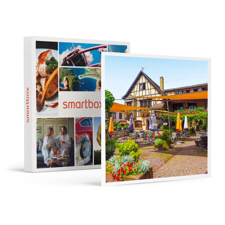 SMARTBOX - Coffret Cadeau 2 jours gourmets près de Strasbourg en hôtel 4* avec dîner en restaurant étoilé au Guide MICHELIN 2022 et accès à l'espace détente -  Séjour