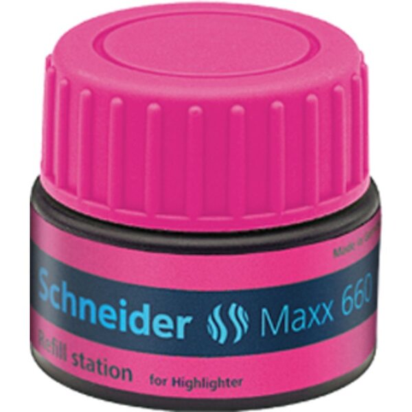 Station de recharge Maxx 660 rose pour Surligneur JOB SCHNEIDER