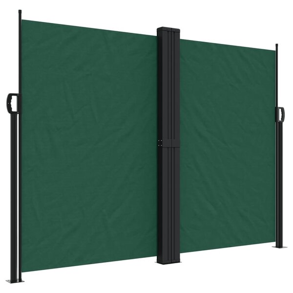 vidaXL Auvent latéral rétractable vert foncé 180x600 cm