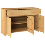 Buffet vidaXL "DRAMMEN" 114x43x75 5 cm en bois massif de pin
