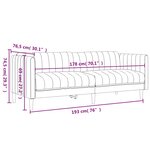 vidaXL Ensemble de canapés 2 Pièces marron tissu