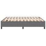 Lit Box Spring vidaXL Gris clair Super King en tissu en velours côtelé