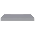 vidaXL Étagère murale flottante gris 60x23 5x3 8 cm MDF