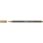 Stylo feutre Pen 68 metallic pointe moyenne or x 3 STABILO