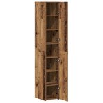 vidaXL Meuble vieux bois 30x42.5x185 cm Bois d'ingénierie