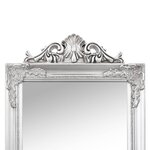 vidaXL Miroir sur pied Argenté 50x200 cm
