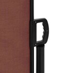 vidaXL Auvent latéral rétractable marron 160x600 cm