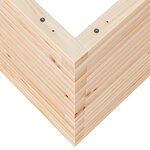 vidaXL Jardinière 80x80x68 5 cm bois de pin massif