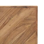 vidaXL Table basse 110x110x36 cm Bois d'acacia solide