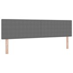 vidaXL Lit à Sommier avec Matelas & Lumière LED Gris Clair Super King en Tissu en Velours Côtelé