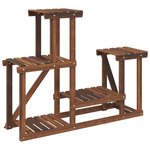 vidaXL Support à fleurs 90x25x73 5 cm bois massif de sapin