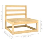 Salon de jardin meuble d'extérieur ensemble de mobilier 9 pièces avec coussins bois de pin massif 02_0017936