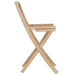 vidaXL Mobilier de bar 3 Pièces Bambou
