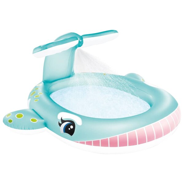 Intex Piscine à pulvérisation Forme de baleine 201x196x91 cm