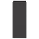 vidaXL Jardinière noir 32x29x75 cm acier laminé à froid
