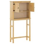vidaXL Armoire pour machine à laver salle de bain Corona pin massif
