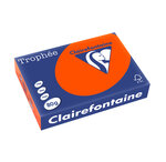 Ramette 500 Feuilles Papier 80g A4 210x297 mm Certifié FSC Rouge cardinal TROPHÉE