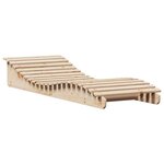 vidaXL Chaise longue 205x70x31 5 cm bois massif de pin