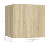 vidaXL Ensemble de meuble TV 5 Pièces Chêne sonoma Bois d'ingénierie