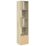 vidaXL Bibliothèque chêne sonoma 40x36x189 cm bois d'ingénierie