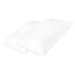 vidaXL Oreillers lot de 2 80x40x14 cm Mousse à mémoire de forme