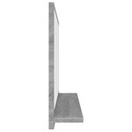 vidaXL Miroir de bain Sonoma gris 40x10 5x37 cm Bois d'ingénierie