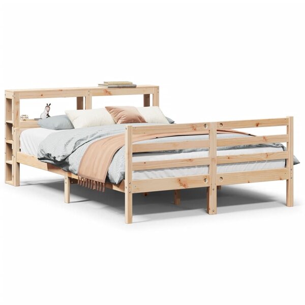 vidaXL Cadre de lit avec tête de lit sans matelas 150x200 cm