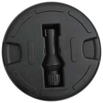 vidaXL Socle de parasol Rempli de sable/d'eau 15 L Noir