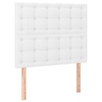 vidaXL Cadre de lit sans matelas blanc 120x200 cm similicuir