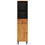 vidaXL Armoire de salle de bain 38x33x160 cm bois massif d'acacia