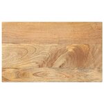 vidaXL Dessus de table 50x40x3 8 cm rectangulaire bois massif manguier