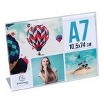 Lot De 10 Porte-étiquettes A7 Horizontal - Cristal - X 10 - Exacompta