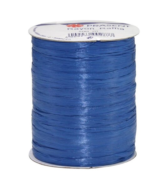 Le raphia kraftel  rayon-raffia 100-m-bobine bleu roi