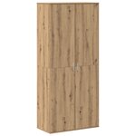 vidaXL Haut de meuble Artisan Chêne 80x39x178 cm Bois d'ingénierie
